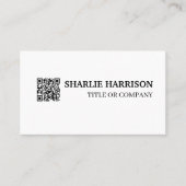 Business Card with QR Code 名刺 (正面)