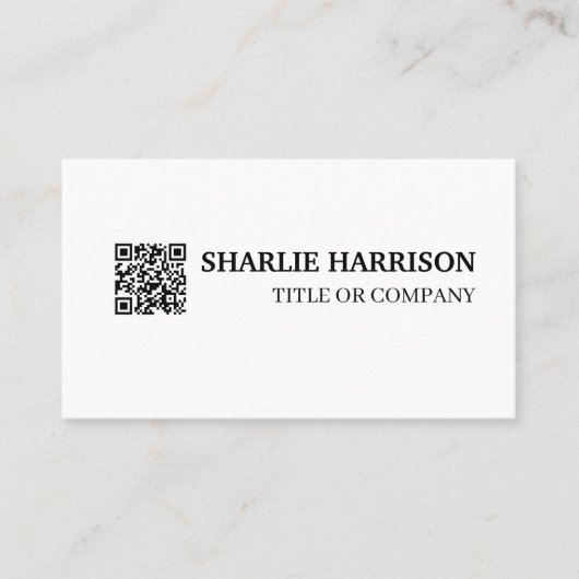 Business Card with QR Code 名刺 (正面)