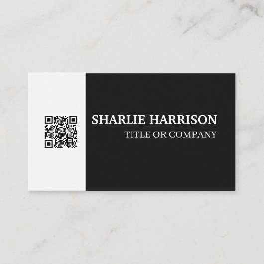 Business Card with QR Code 名刺 (正面)
