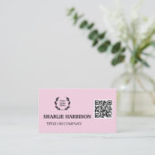 Business Card with QR Code 名刺 (スタンド正面)