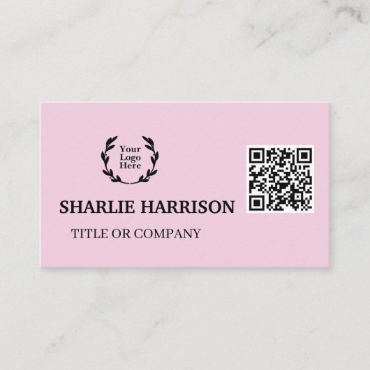 Business Card with QR Code 名刺 (正面)