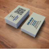 Business Card with QR Code |  Modern Design 名刺