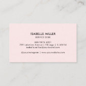 Business Card with QR Code | Modern Pink Design 名刺 (裏面)