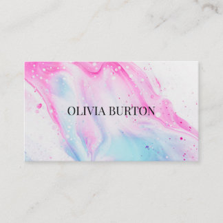 Business card with stripe. 名刺