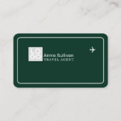 Business Card with Travel Agency Logo 名刺 (正面)