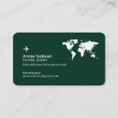 Business Card with Travel Agency Logo 名刺 (裏面)