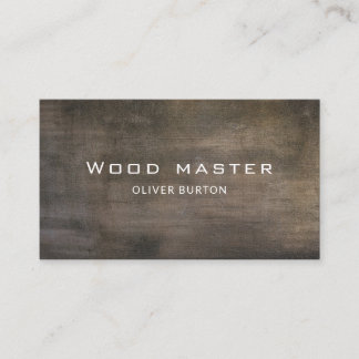 Business card with wood texture. 名刺