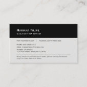 Business Card, Yoga Classes photo customizable 名刺 (正面)