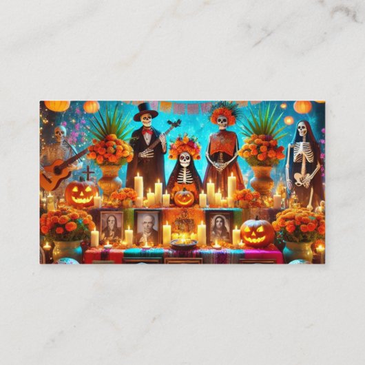Business cards halloween party  名刺 (裏面)
