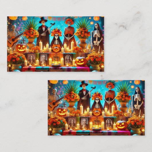 Business cards halloween party  名刺 (正面/裏面)