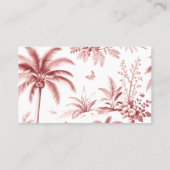 Business cards luxurious pink for business owners  名刺 (裏面)