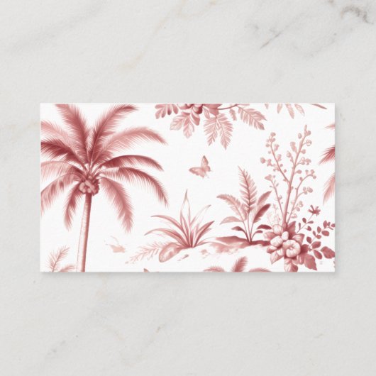 Business cards luxurious pink for business owners 名刺 (裏面)