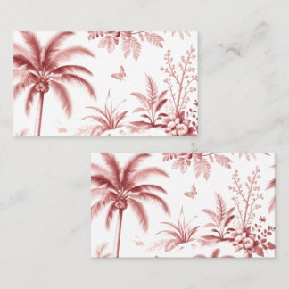 Business cards luxurious pink for business owners  名刺