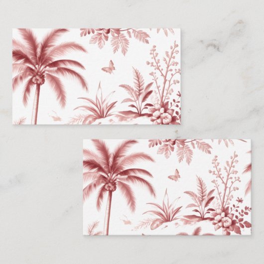 Business cards luxurious pink for business owners  名刺 (正面/裏面)