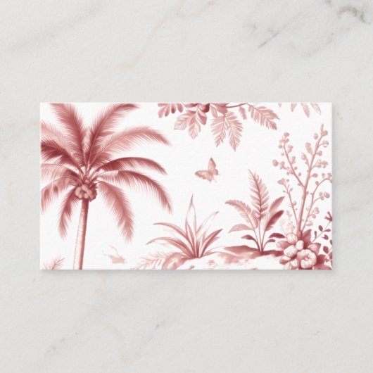 Business cards luxurious pink for business owners  名刺 (正面)