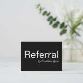 Business Cards, Referral Business Cards 名刺 (スタンド正面)