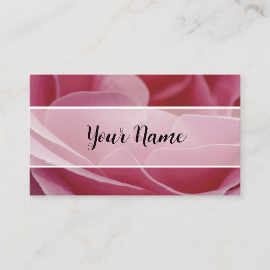 Business Cards - Rose-01 名刺 (正面)