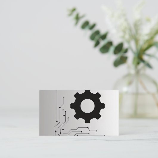 Business Cards Tech 名刺 (スタンド正面)