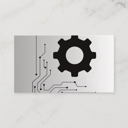 Business Cards Tech 名刺 (正面)