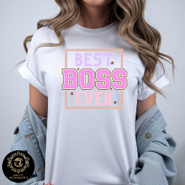 Business Casual Graphic Tee - Best Boss Ever  トライブレンドＴシャツ