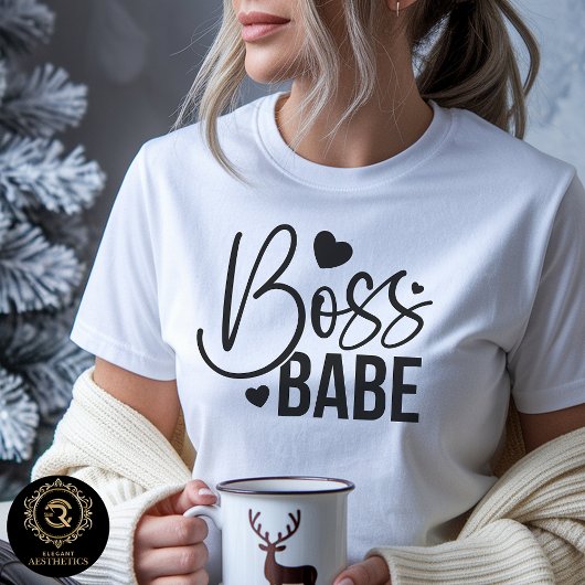 Business Casual Graphic Tee - Boss Babe  トライブレンドＴシャツ