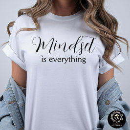 Business Casual Graphic Tee Mindset is Everything トライブレンドＴシャツ
