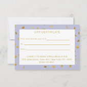 BUSINESS CERTIFICATE gift for you (裏面)