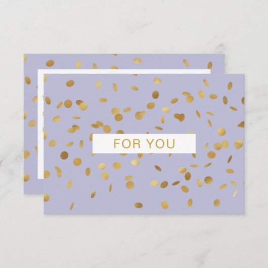 BUSINESS  CERTIFICATE gift for you (正面/裏面)