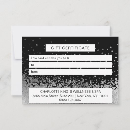 BUSINESS  CERTIFICATE gift for you (裏面)