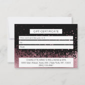 BUSINESS  CERTIFICATE gift for you (裏面)