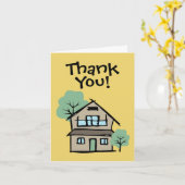 Business Client Annovation House Thank You カード (黄色い花)