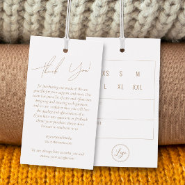 Business Clothsありがとうありがとうつるラベルとロゴ