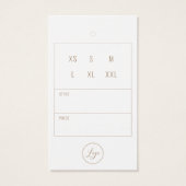 Business Clothsありがとうありがとうつるラベルとロゴ (裏面)