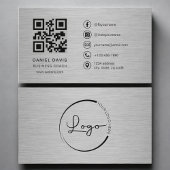 Business Coach Metal QR Code 名刺