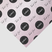 Business Companyのカスタムロゴありがとうバラ金ゴールド 薄葉紙 (詳細)