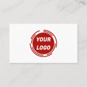 Business Companyロゴのカスタマイズ可能 名刺 (裏面)