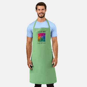 Business CompanyロゴはこちらテンプレートSage Green エプロン