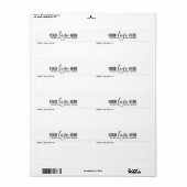 Business Companyロゴはこちら郵送物 ラベル (フルシート)