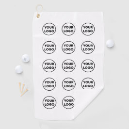 Business Companyロゴパターン ゴルフタオル