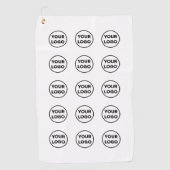 Business Companyロゴパターン ゴルフタオル (正面)