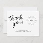 Business Companyロゴプロモーションご購入ありがとうございます 招待状 (裏面)