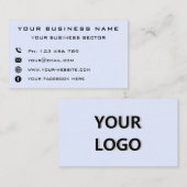 Business Companyロゴ情報連絡プロフェッショナル- 名刺 (正面/裏面)