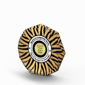 Business Companyロゴ金ゴールドブラックパーソナライゼーション フォトブロック (右)