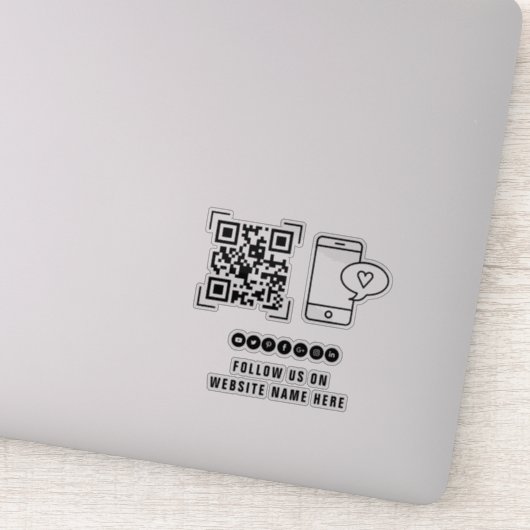 Business Company | フォローはこちら QRコードをスキャン シール (詳細)
