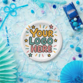 Business, Company, Advertising Your Logo Here ペーパープレート (パーティー)