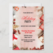 Business Company Employee Corporate holiday party 招待状 (正面)