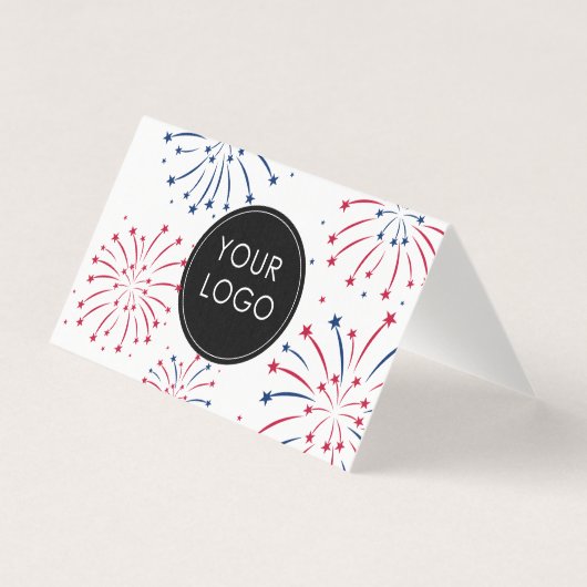 Business Company Fireworks 7月4日のロゴの追加 (正面)