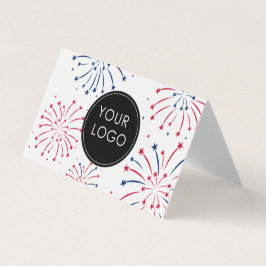 Business Company Fireworks 7月4日のロゴの追加
