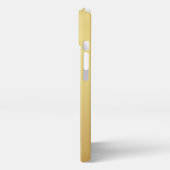 Business Company Long Thinカスタム Logo文字金ゴールド iPhoneケース (左側面)