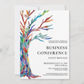 Business Conference Event 招待状 (正面)